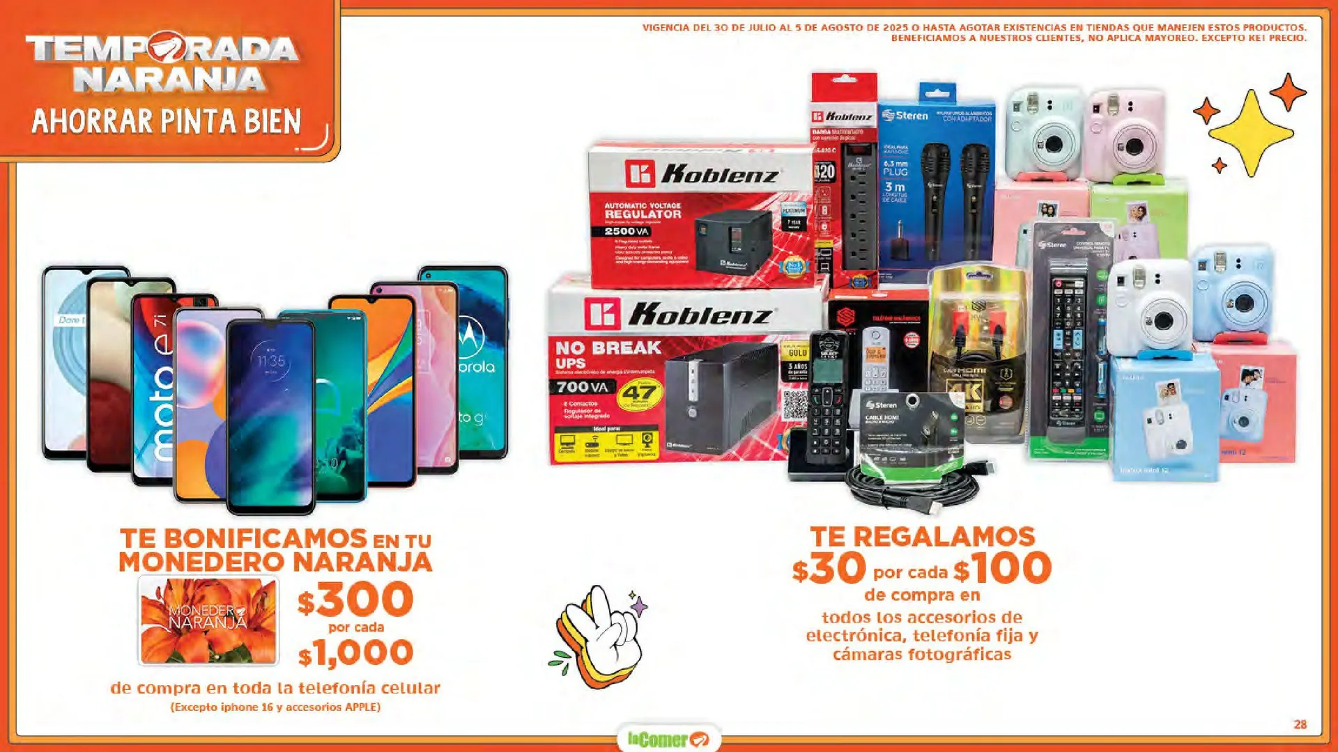 Catálogo de La Comer catálogos y ofertas  30 de julio al 5 de agosto 2025 - Pagina 28