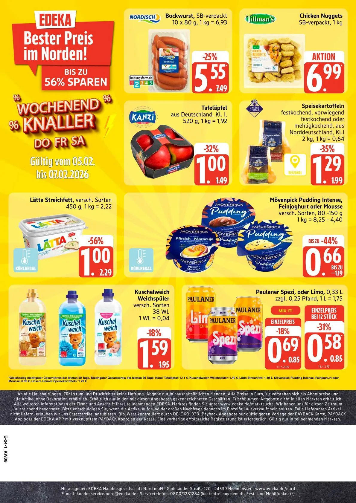 Edeka Angebote von 2. Februar bis 8. Februar 2026 - Prospekt seite 28