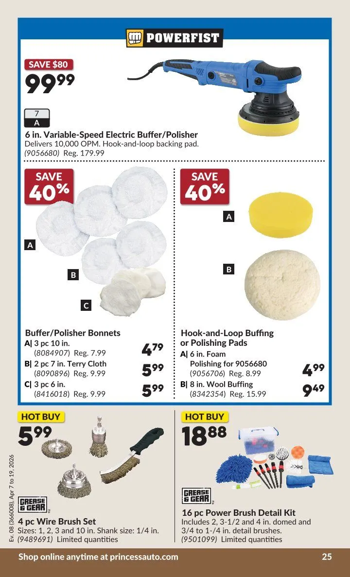 Princess Auto Sales from April 7 to April 19 2026 - flyer page 27