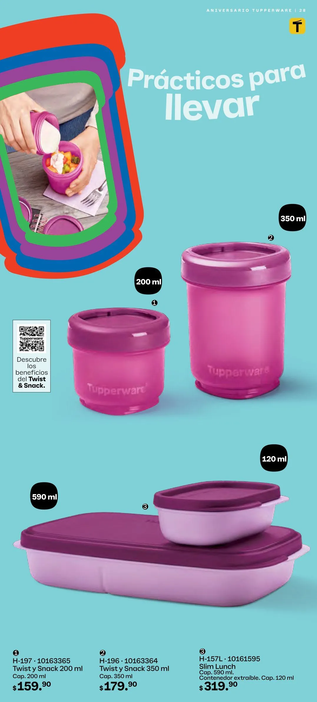 Catálogo de Tupperware Ofertas 22 de abril al 20 de mayo 2025 - Pagina 28