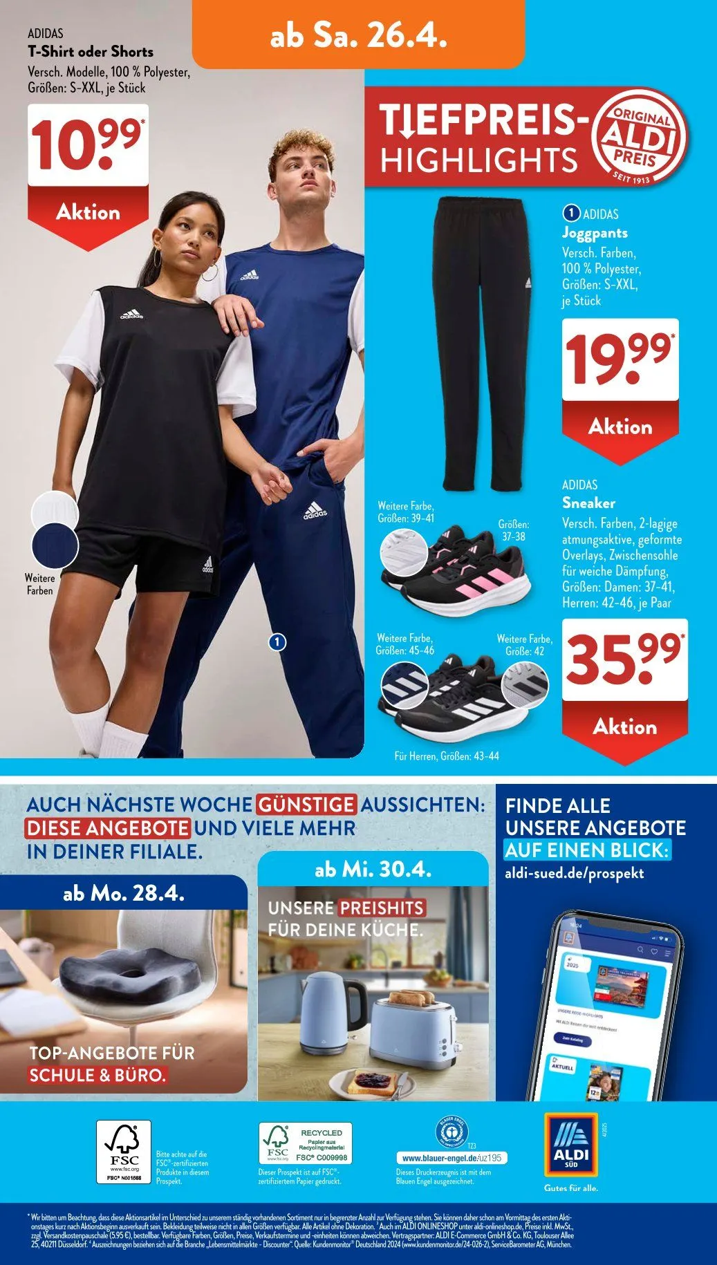 ALDI SÜD Angebote von 22. April bis 26. April 2025 - Prospekt seite 28