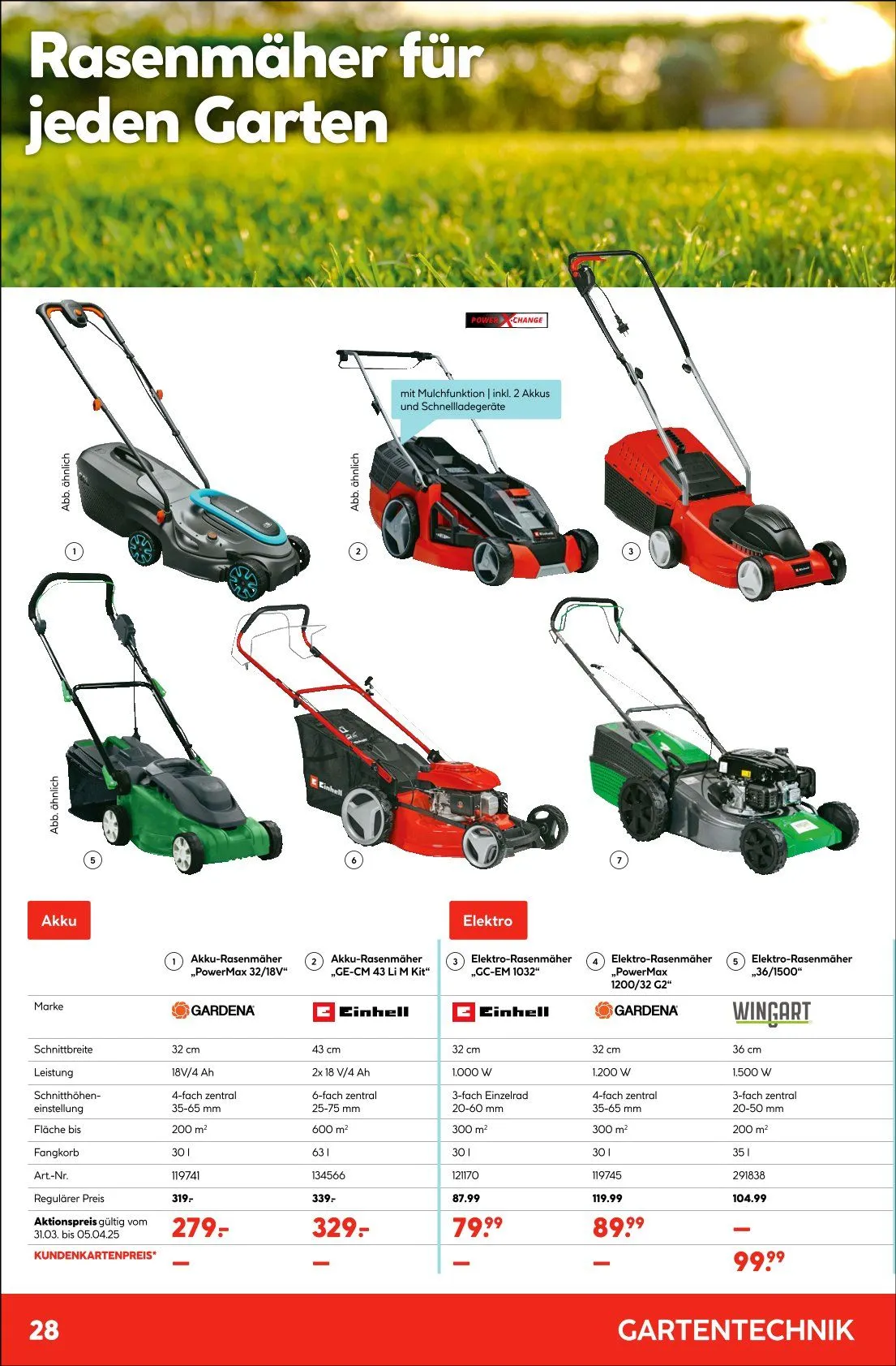 Hellweg Prospekte von 31. März bis 10. Mai 2025 - Prospekt seite 28