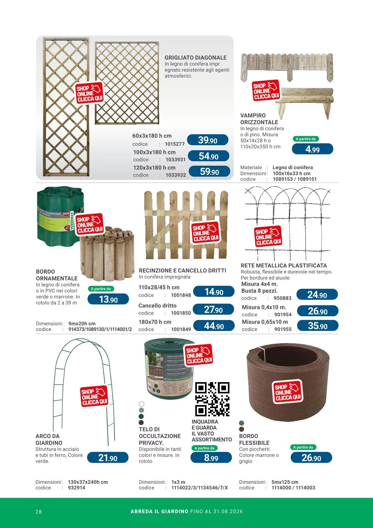  Volantini Cfadda da 8 aprile a 31 agosto di 2026 - Pagina del volantino 28