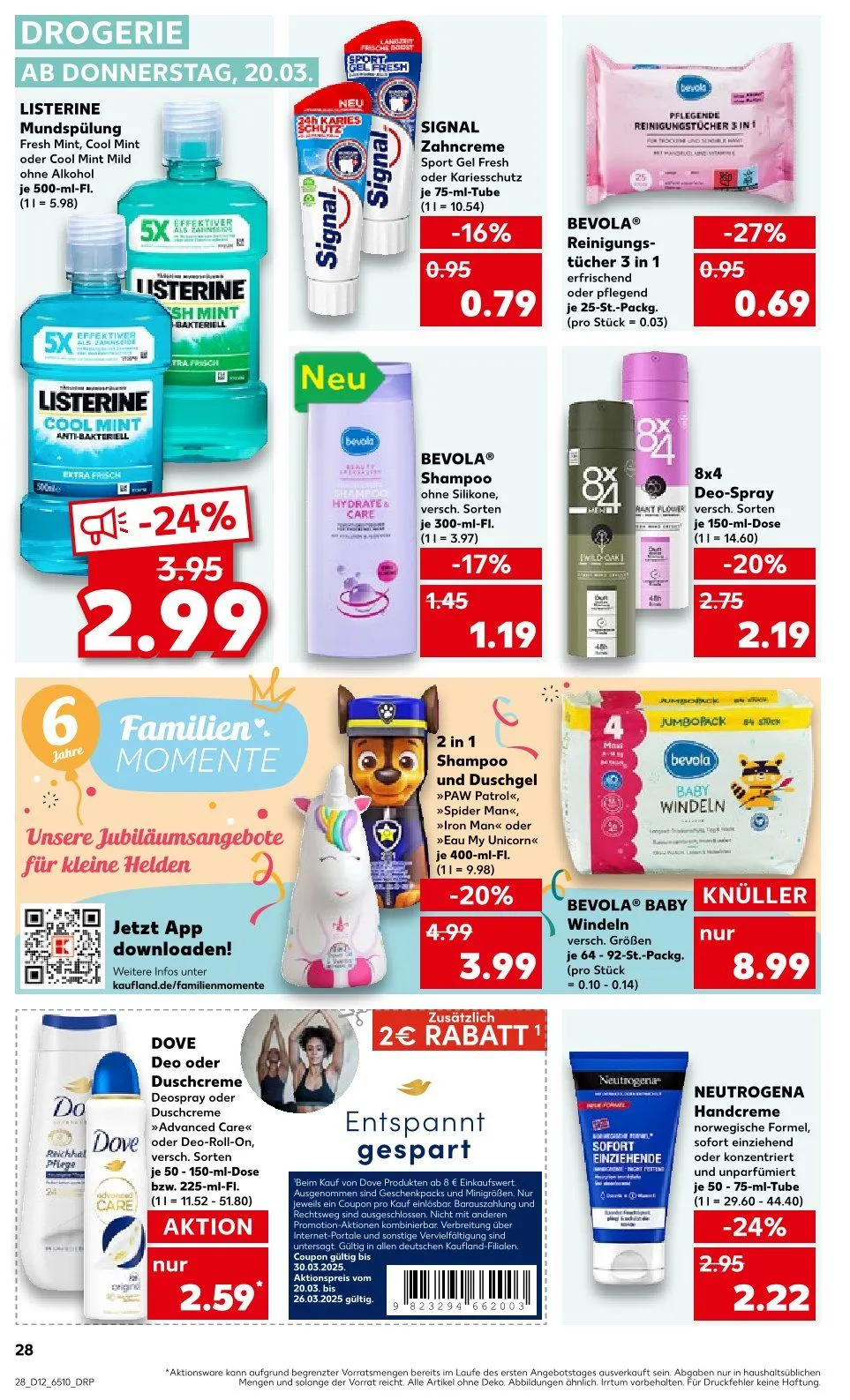 Kaufland Prospekt von 20. März bis 26. März 2025 - Prospekt seite 28