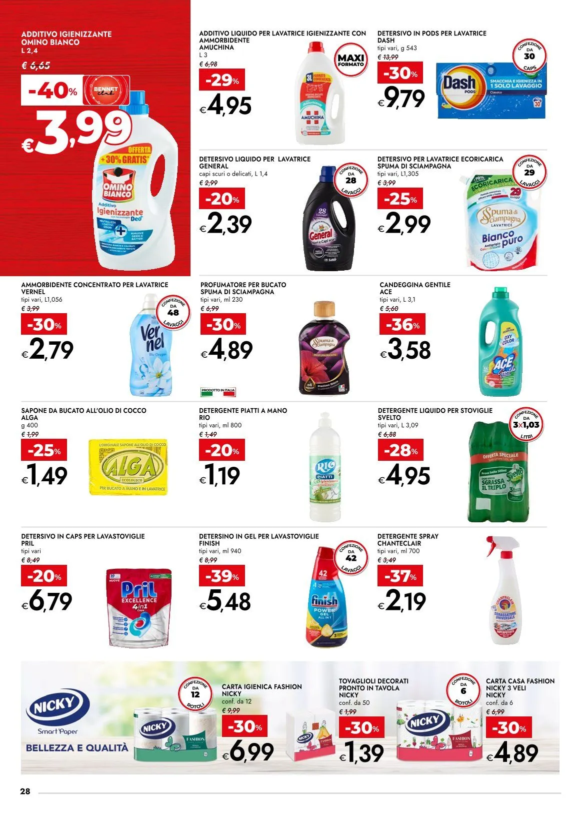 Volantini bennet da 29 gennaio a 11 febbraio di 2026 - Pagina del volantino 28