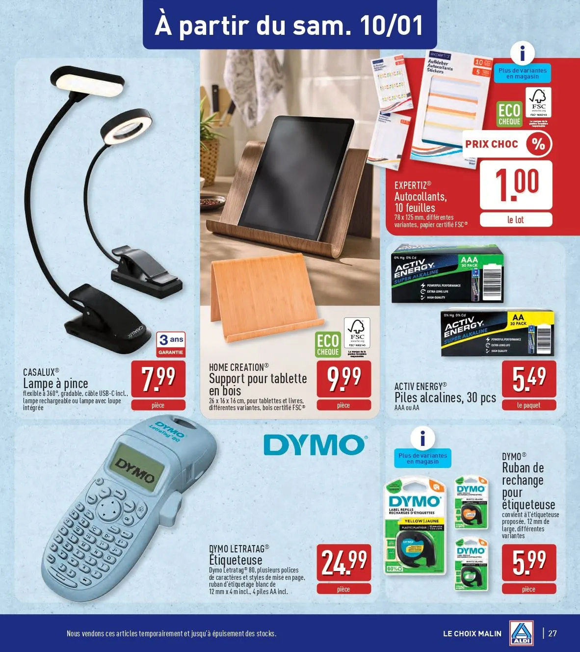 Folder Aldi van 5 januari tot 10 januari 2026 - folder pagina 27