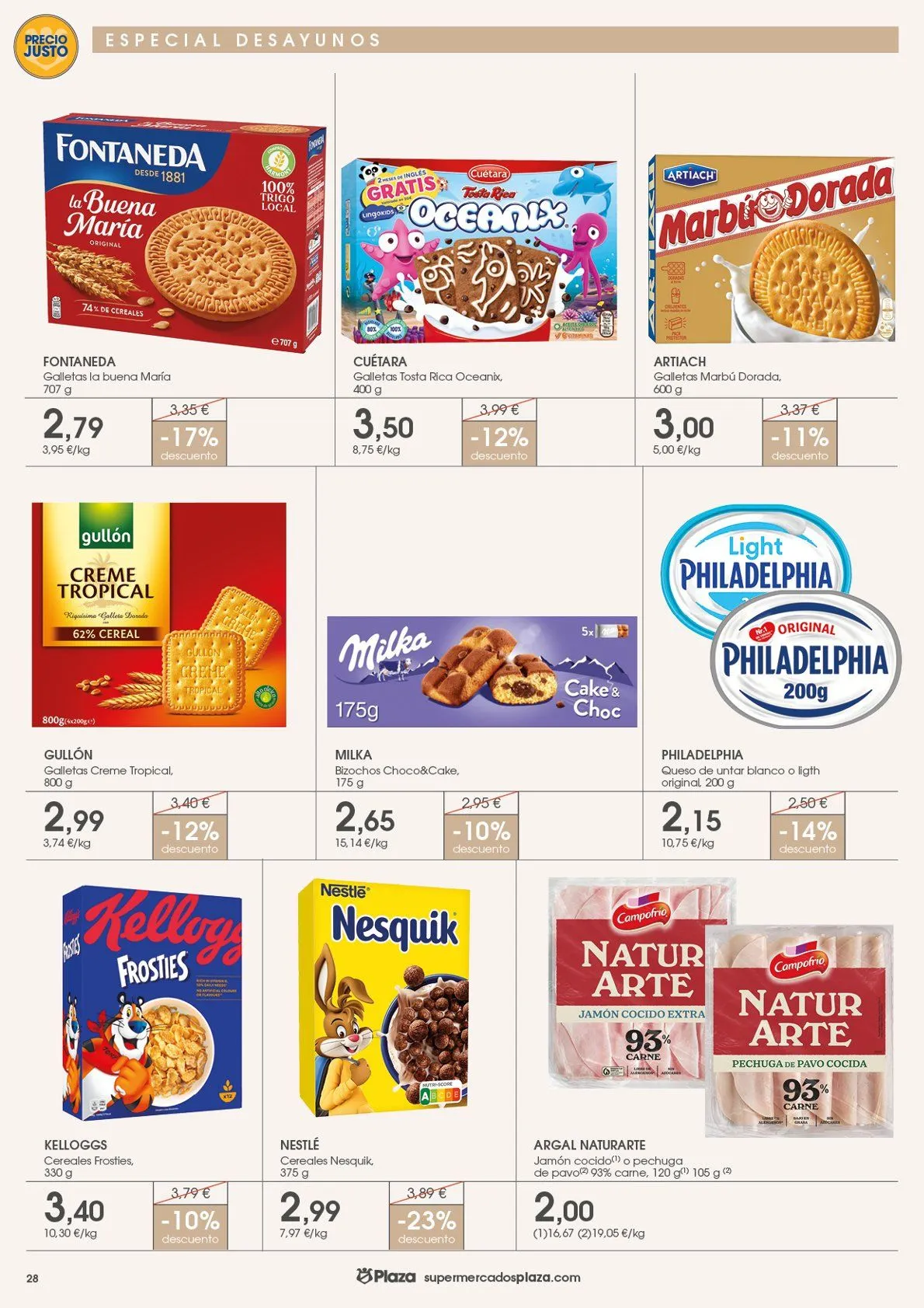 Catálogo de Supermercados Plaza Ofertas 22 de enero al 4 de febrero 2026 - Página 28