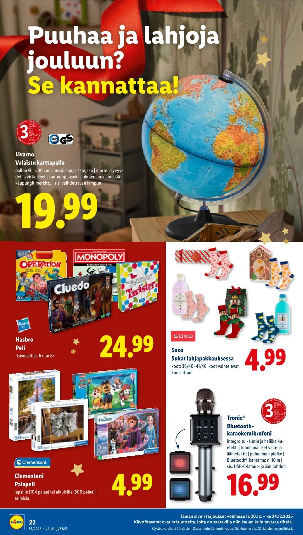 Lidl  voimassa alkaen 18. joulukuuta - 21. joulukuuta 2025 - Tarjouslehti sivu 28