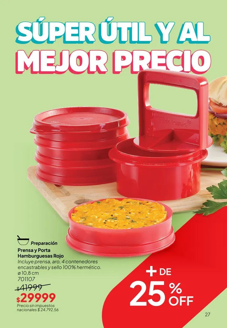 Ofertas de  Ofertas Tupperware  9 de junio al 30 de junio 2026 - Página 27 del catálogo