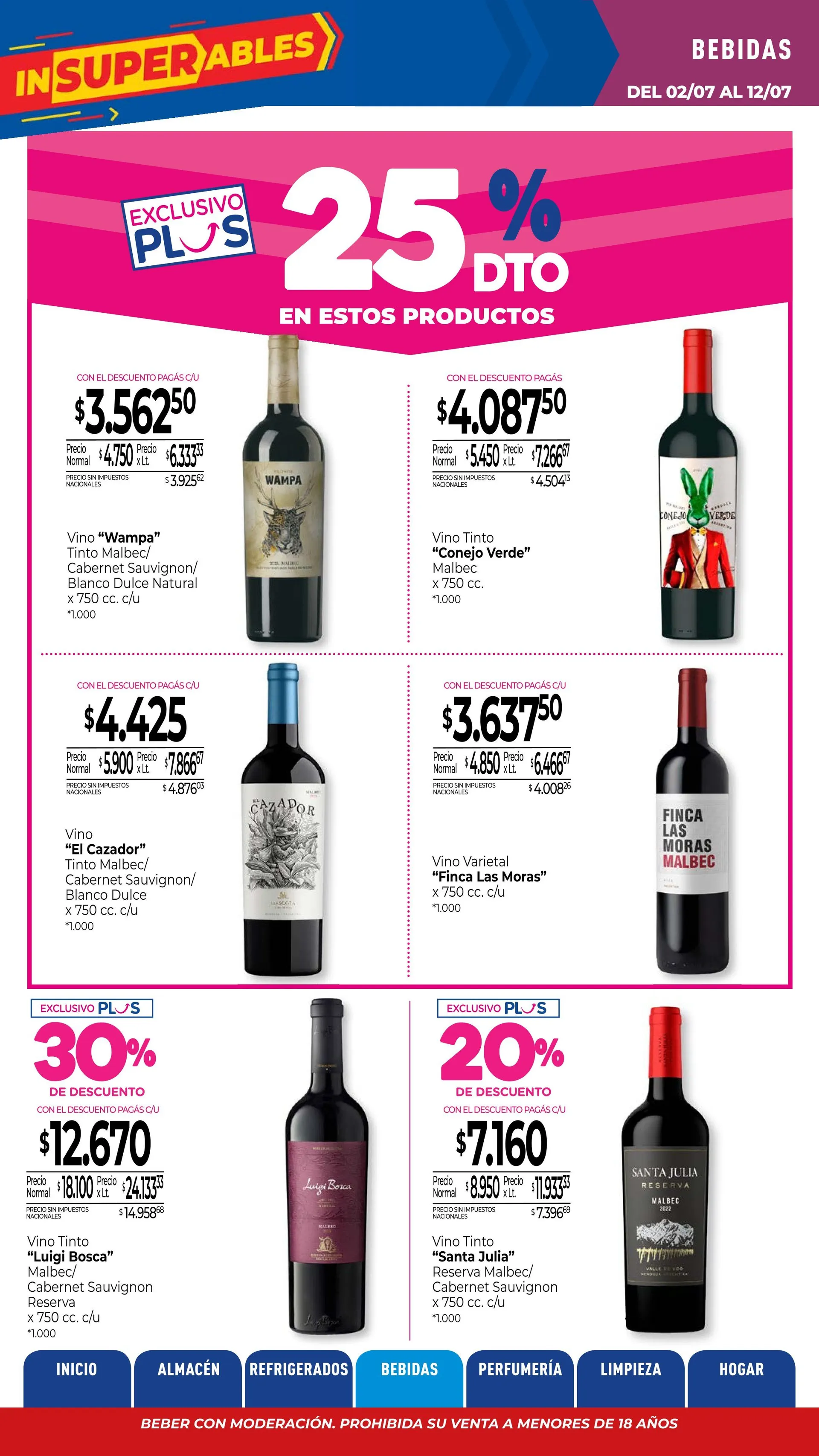 Ofertas de Ofertas La Anónima 2 de julio al 12 de julio 2026 - Página 28 del catálogo