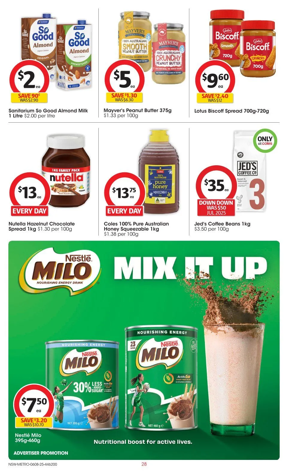 Coles catalogues - Catalogue valid from 6 August to 12 August 2025 - page 28