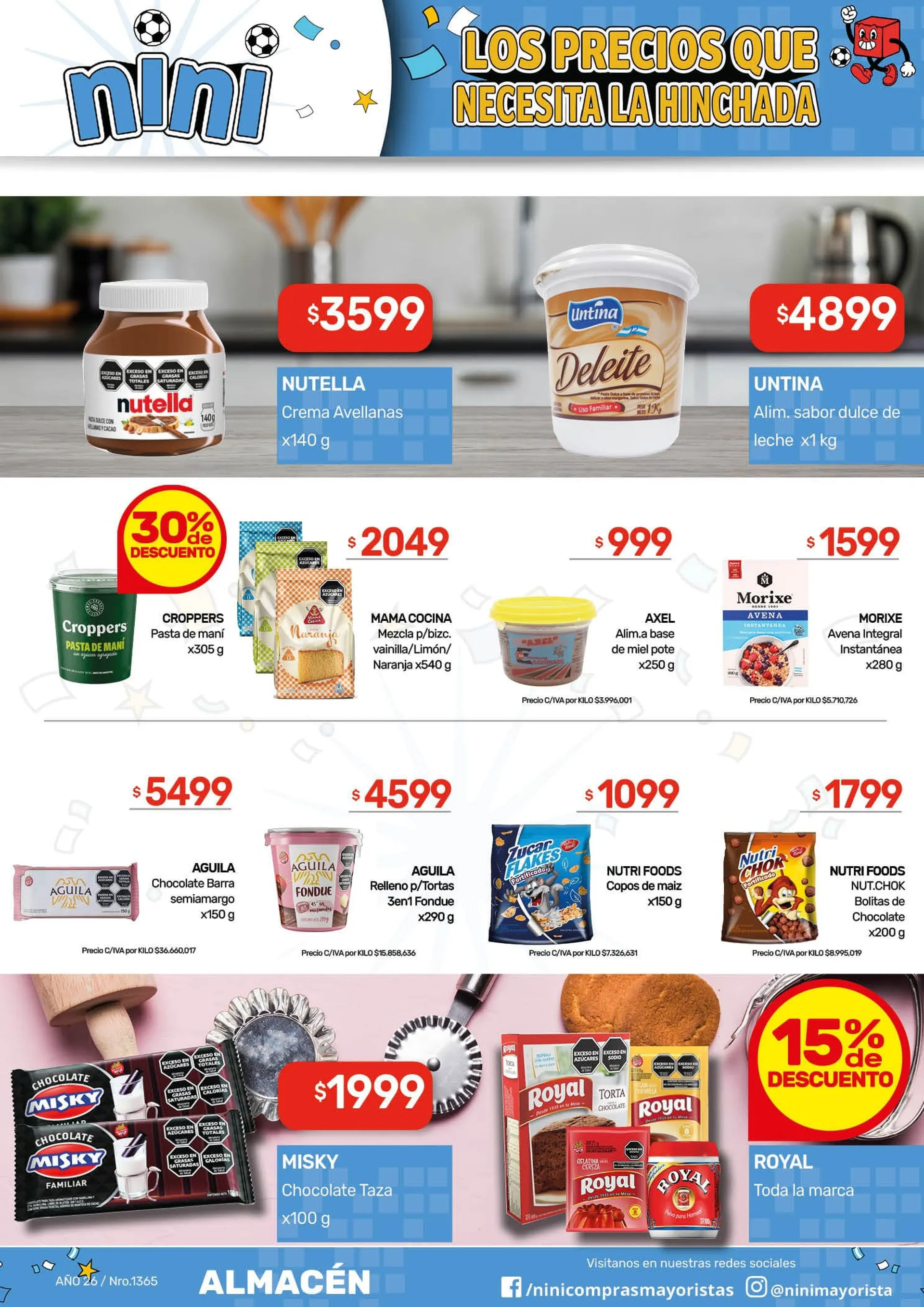 Ofertas de Nini Mayorista Ofertas 22 de junio al 28 de junio 2026 - Página 28 del catálogo