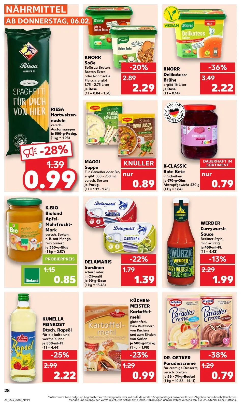 Kaufland Prospekt von 6. Februar bis 12. Februar 2025 - Prospekt seite 28