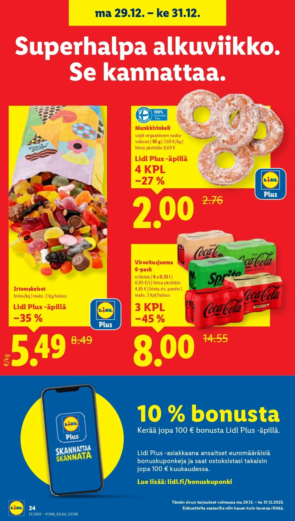 Kaupan Lidl tarjoukset voimassa alkaen 26. joulukuuta - 28. joulukuuta 2025 - Tarjouslehti sivu 28