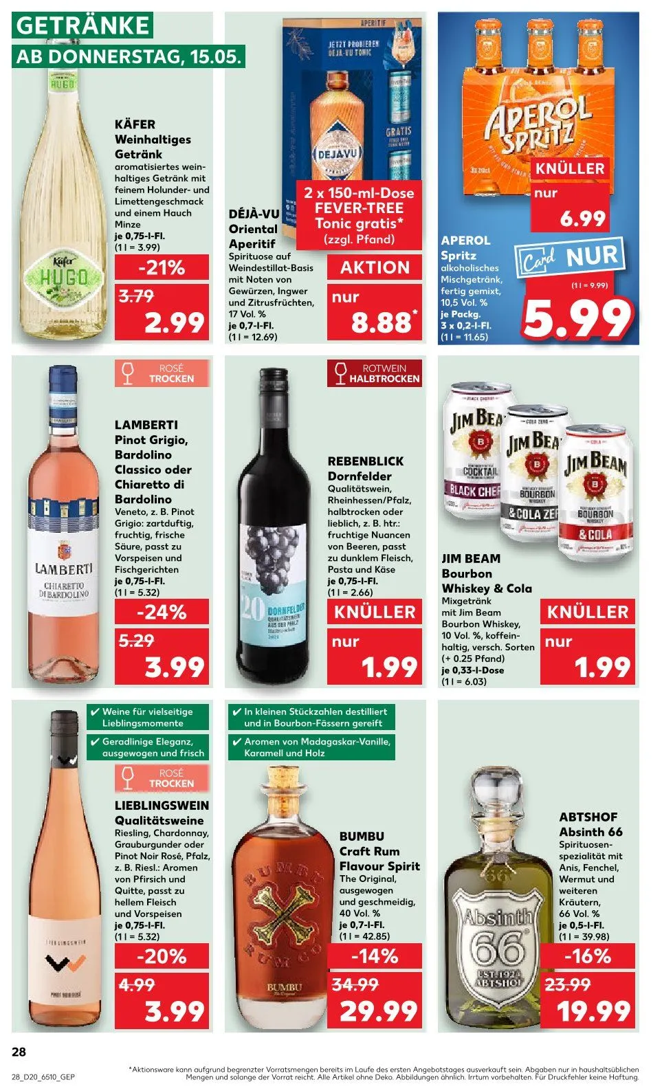 Kaufland Prospekt von 15. Mai bis 21. Mai 2025 - Prospekt seite 28