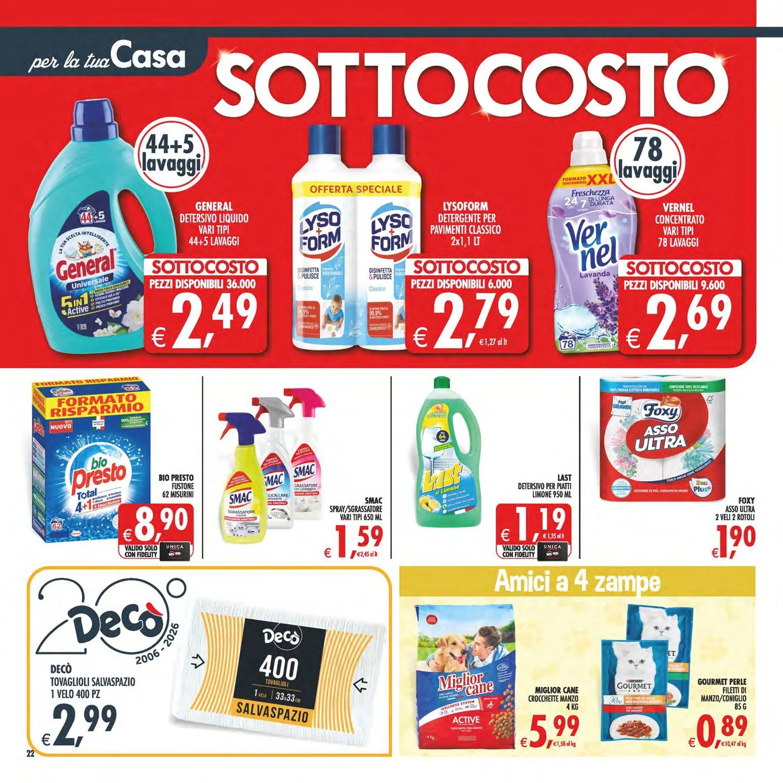 Volantini Deco Supermercati da 19 giugno a 29 giugno di 2026 - Pagina del volantino 28