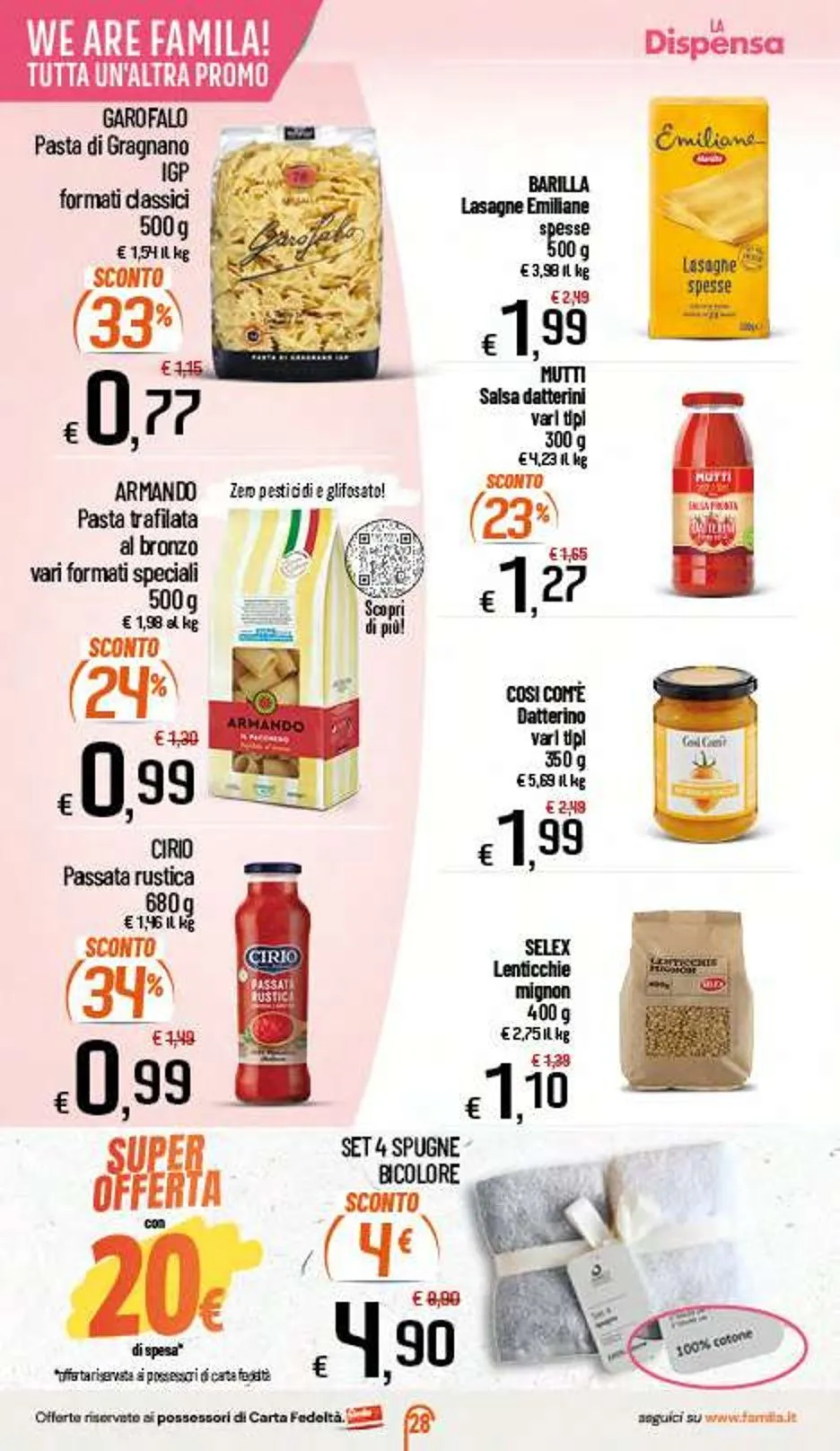 Volantini Famila Superstore da 26 marzo a 4 aprile di 2026 - Pagina del volantino 28