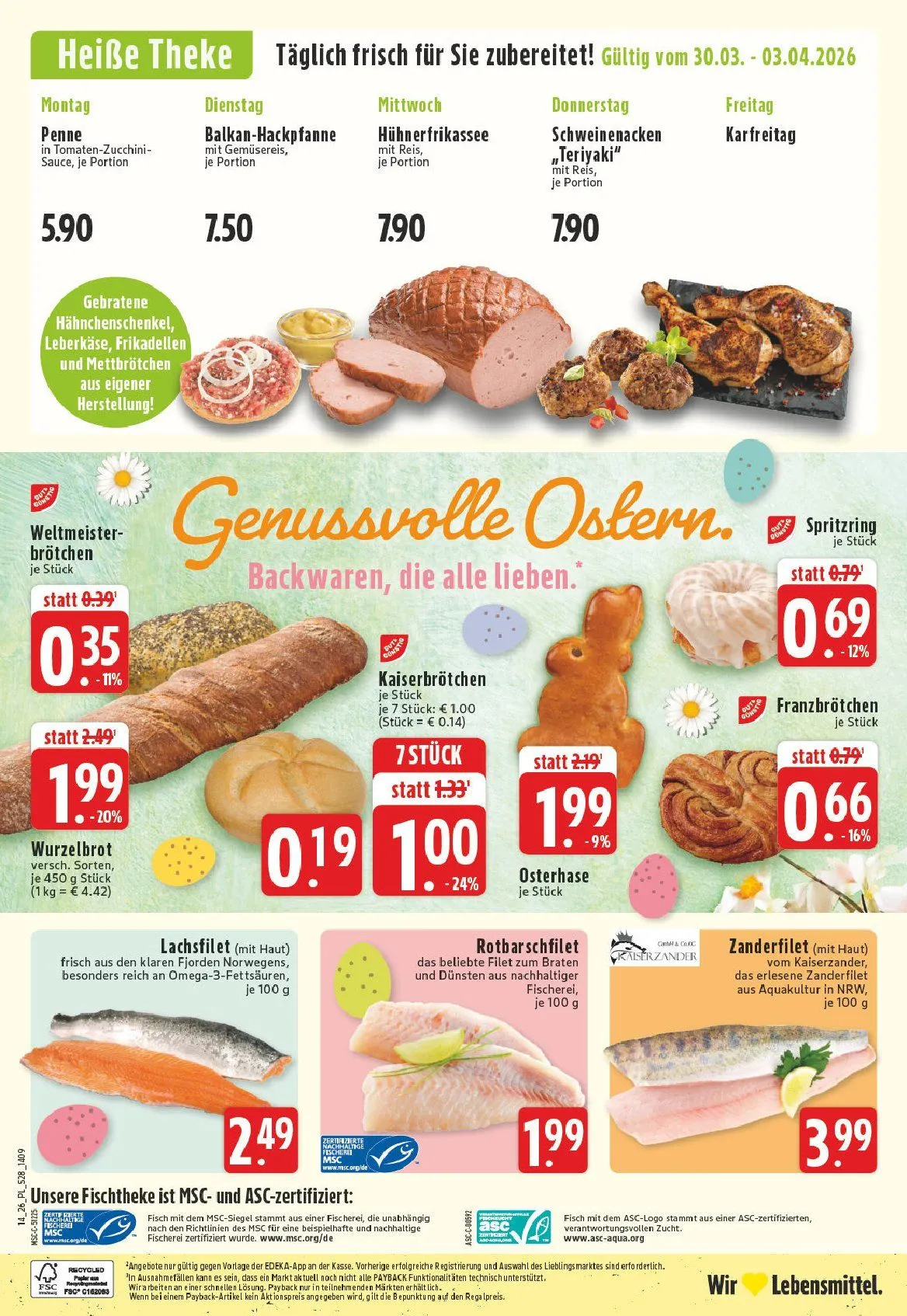 Edeka Angebote von 30. März bis 4. April 2026 - Prospekt seite 28