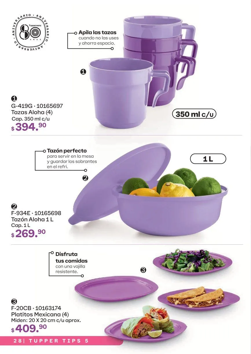 Catálogo de Tupperware Ofertas 17 de abril al 20 de mayo 2026 - Pagina 28