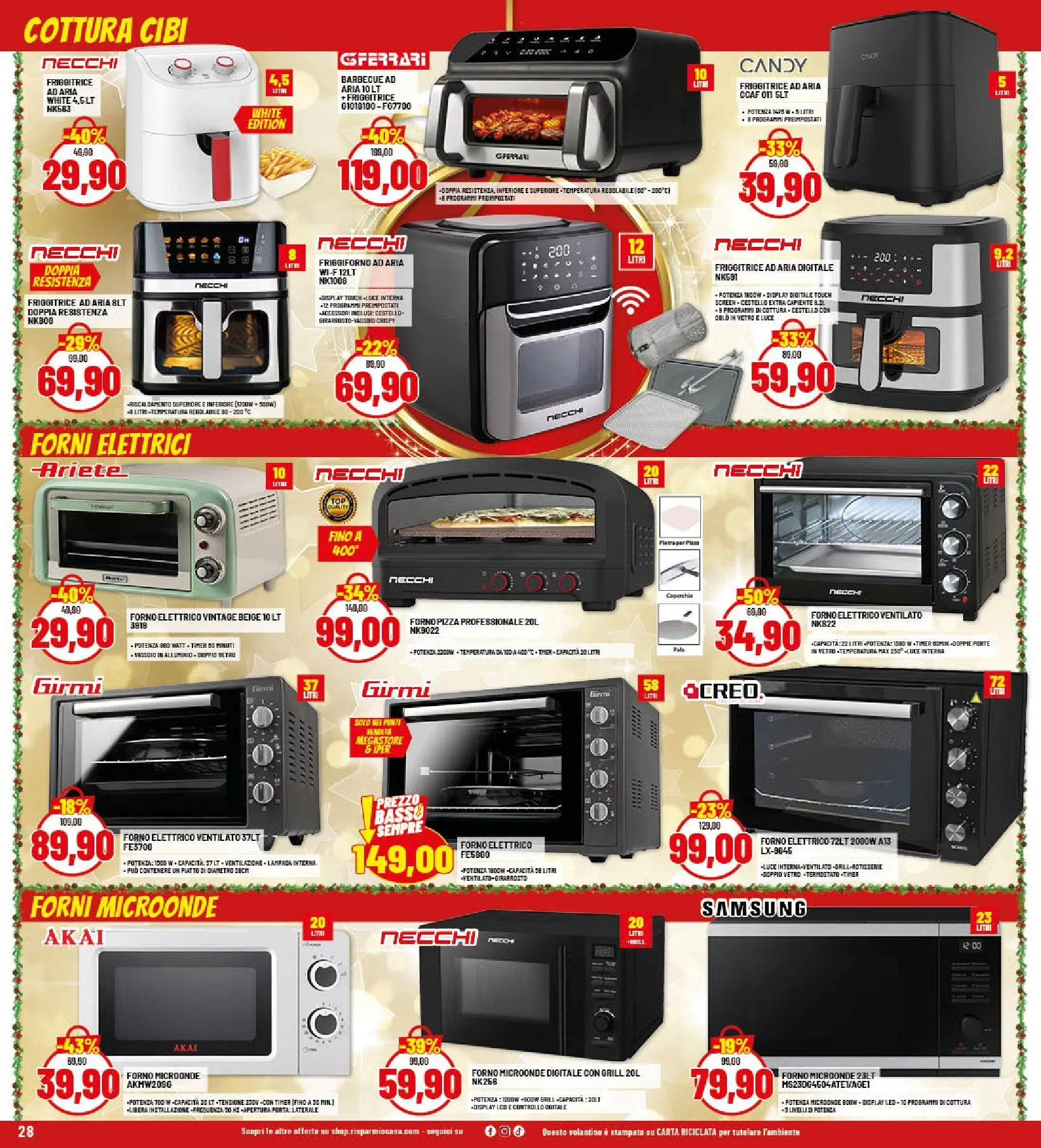 Risparmio Casa Volantino da 26 novembre a 20 dicembre di 2025 - Pagina del volantino 28