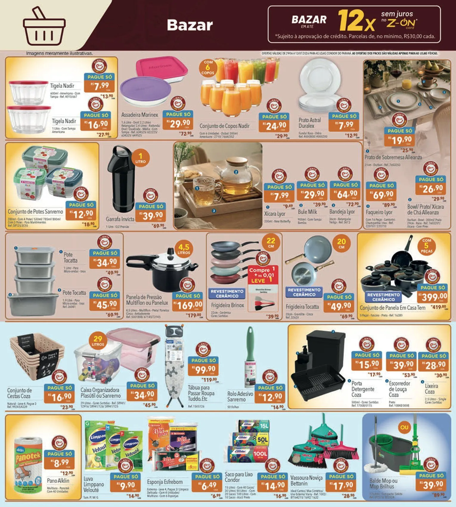 Encarte de  Folhetos Supermercados Condor 29 de junho até 13 de julho 2026 - Pagina 28