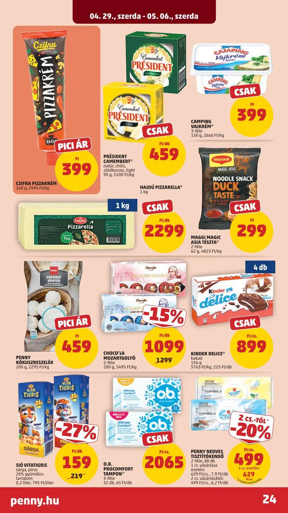 Katalógus  Penny Market legfrissebb ajánlatai április 29.-tól május 6.-ig 2026. - Oldal 28
