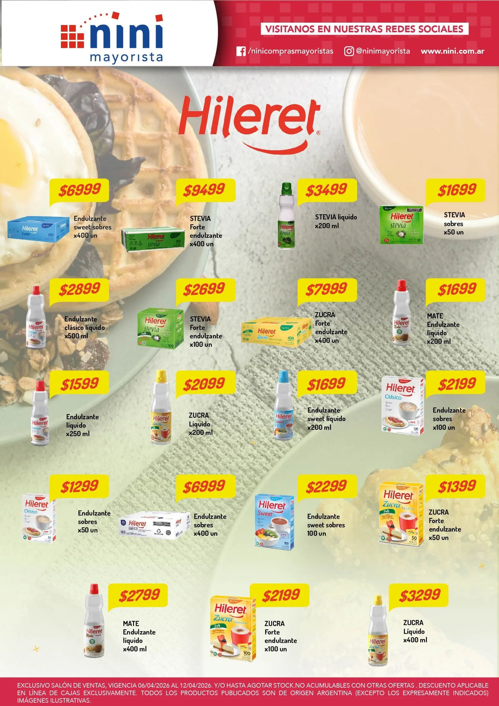 Ofertas de Nini Mayorista Ofertas 6 de abril al 12 de abril 2026 - Página 28 del catálogo