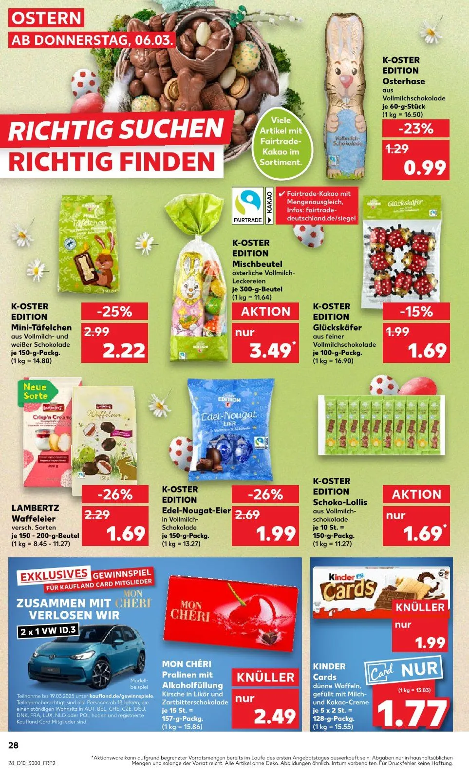 Kaufland Prospekt von 6. März bis 12. März 2025 - Prospekt seite 28