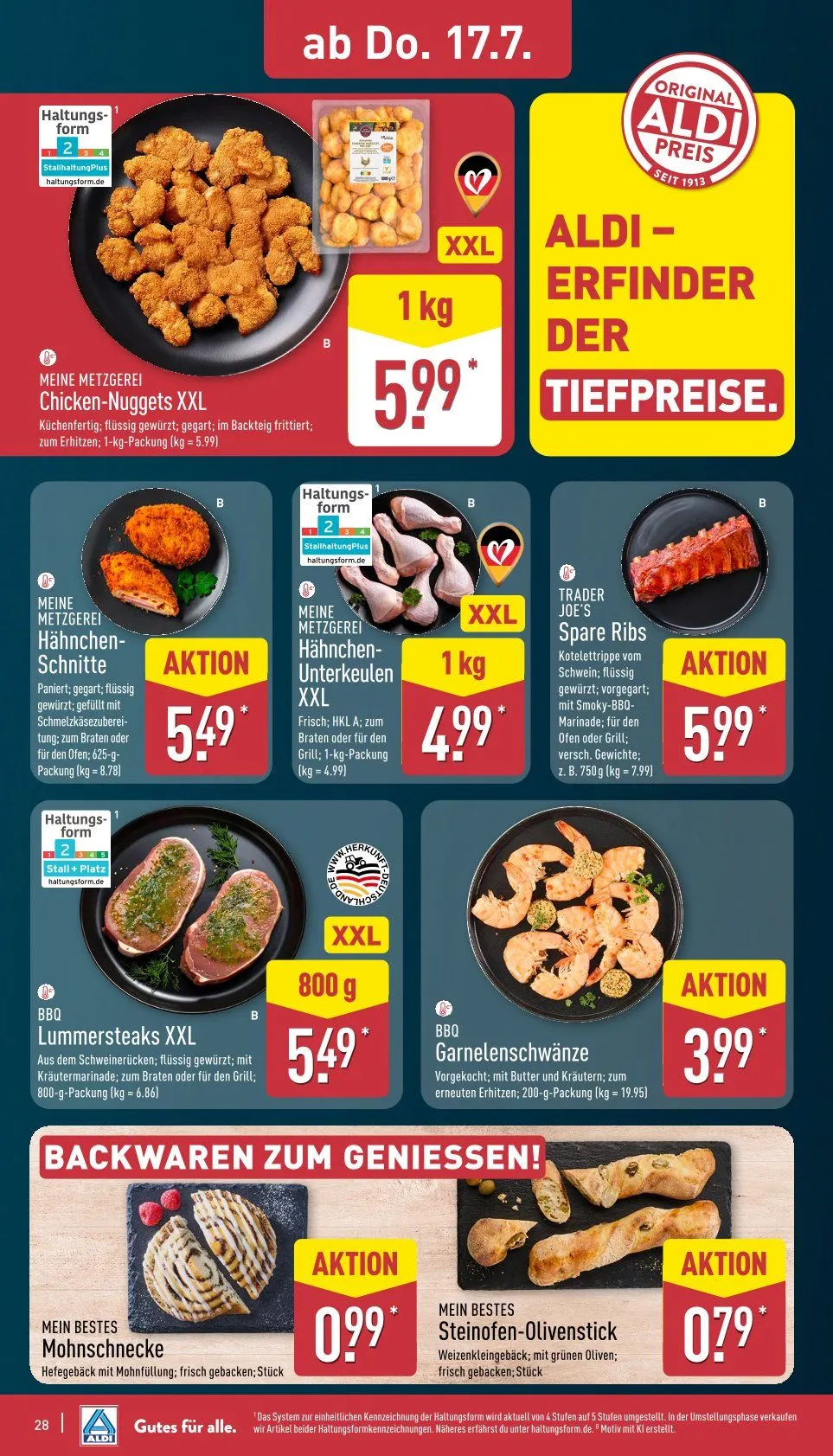 ALDI Nord Prospekte von 14. Juli bis 19. Juli 2025 - Prospekt seite 28