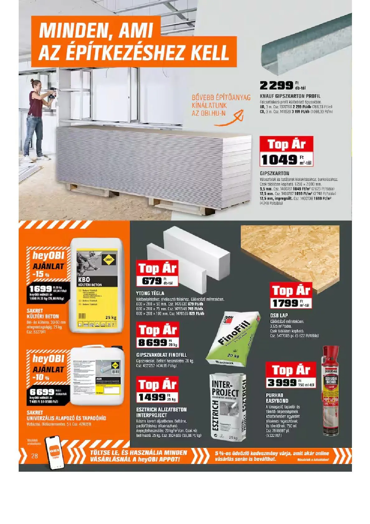 Katalógus OBI március 31.-tól április 26.-ig 2026. - Oldal 28