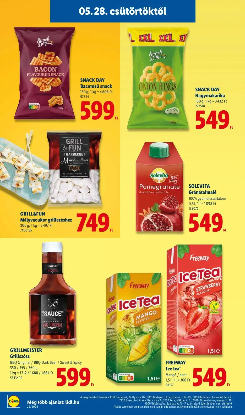 Katalógus  Lidl legfrissebb  május 28.-tól június 3.-ig 2026. - Oldal 28