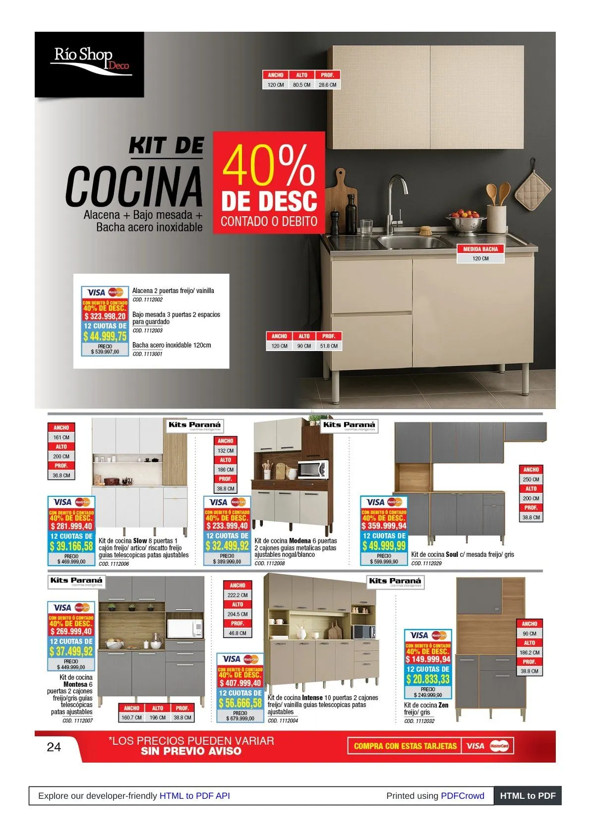 Ofertas de Ofertas Río Shop Deco 30 de marzo al 30 de abril 2026 - Página 24 del catálogo