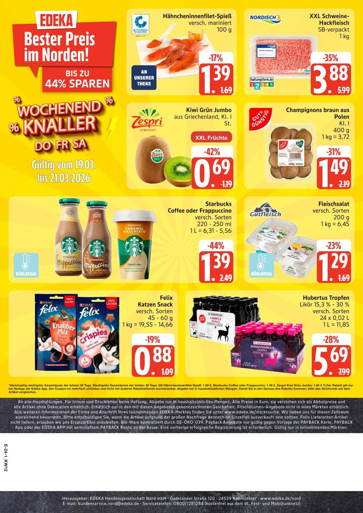 Edeka Prospekte von 16. März bis 21. März 2026 - Prospekt seite 28