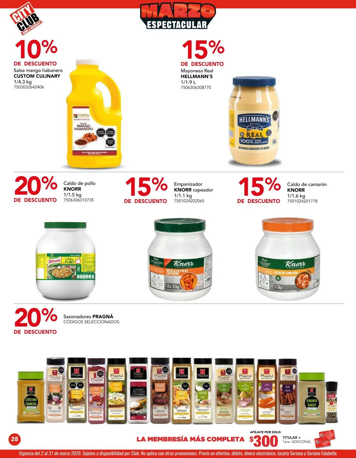 Catálogo de Ofertas City Club 2 de marzo al 31 de marzo 2026 - Pagina 28
