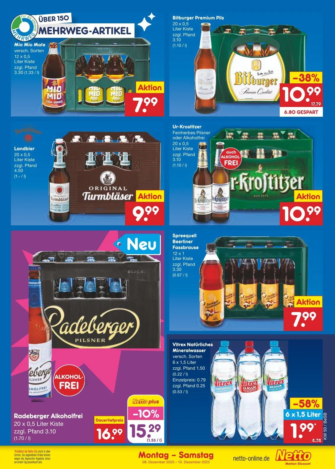 Netto Marken-Discount Angebote von 8. Dezember bis 13. Dezember 2025 - Prospekt seite 27