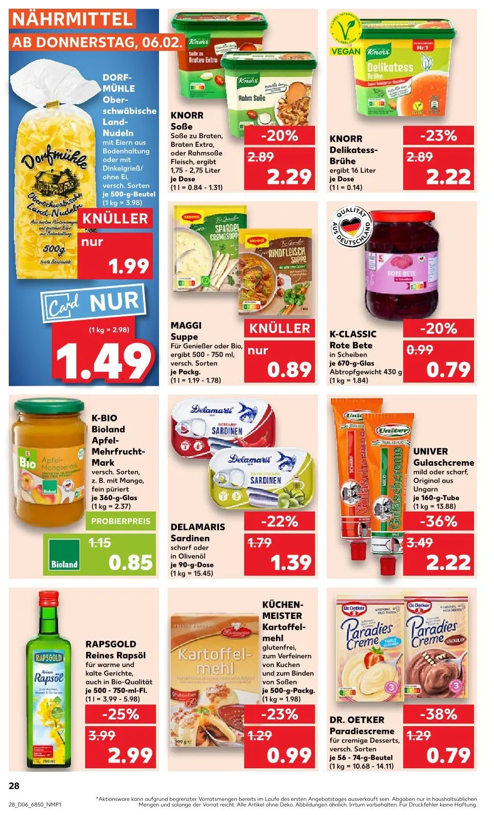Kaufland Prospekt von 6. Februar bis 12. Februar 2025 - Prospekt seite 28