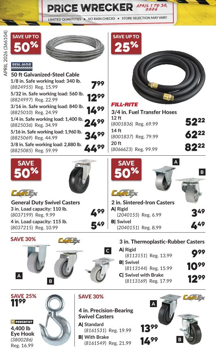 Princess Auto Sales from April 1 to April 30 2026 - flyer page 28