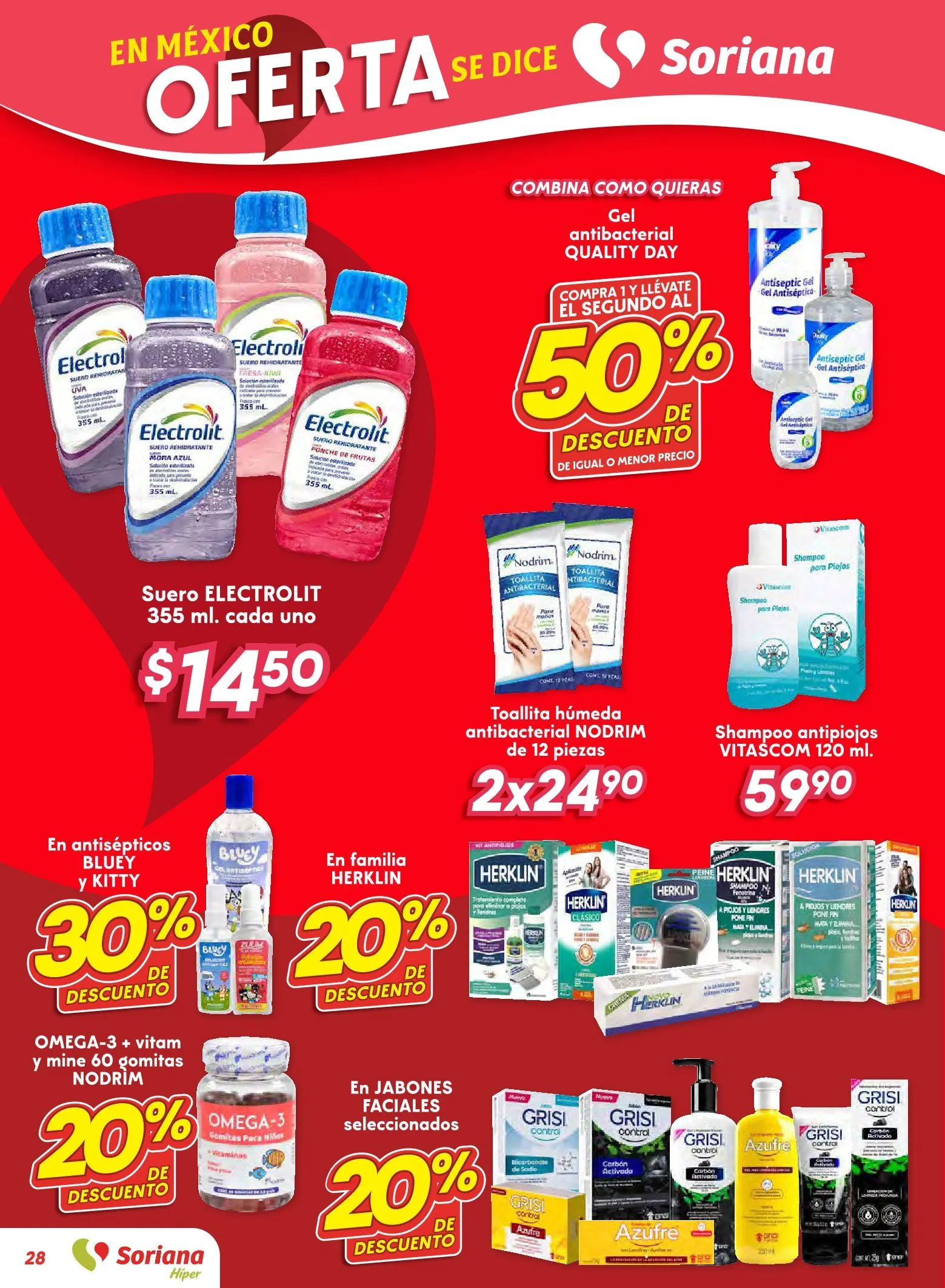 Catálogo de Soriana Ofertas  1 de agosto al 13 de agosto 2025 - Pagina 28