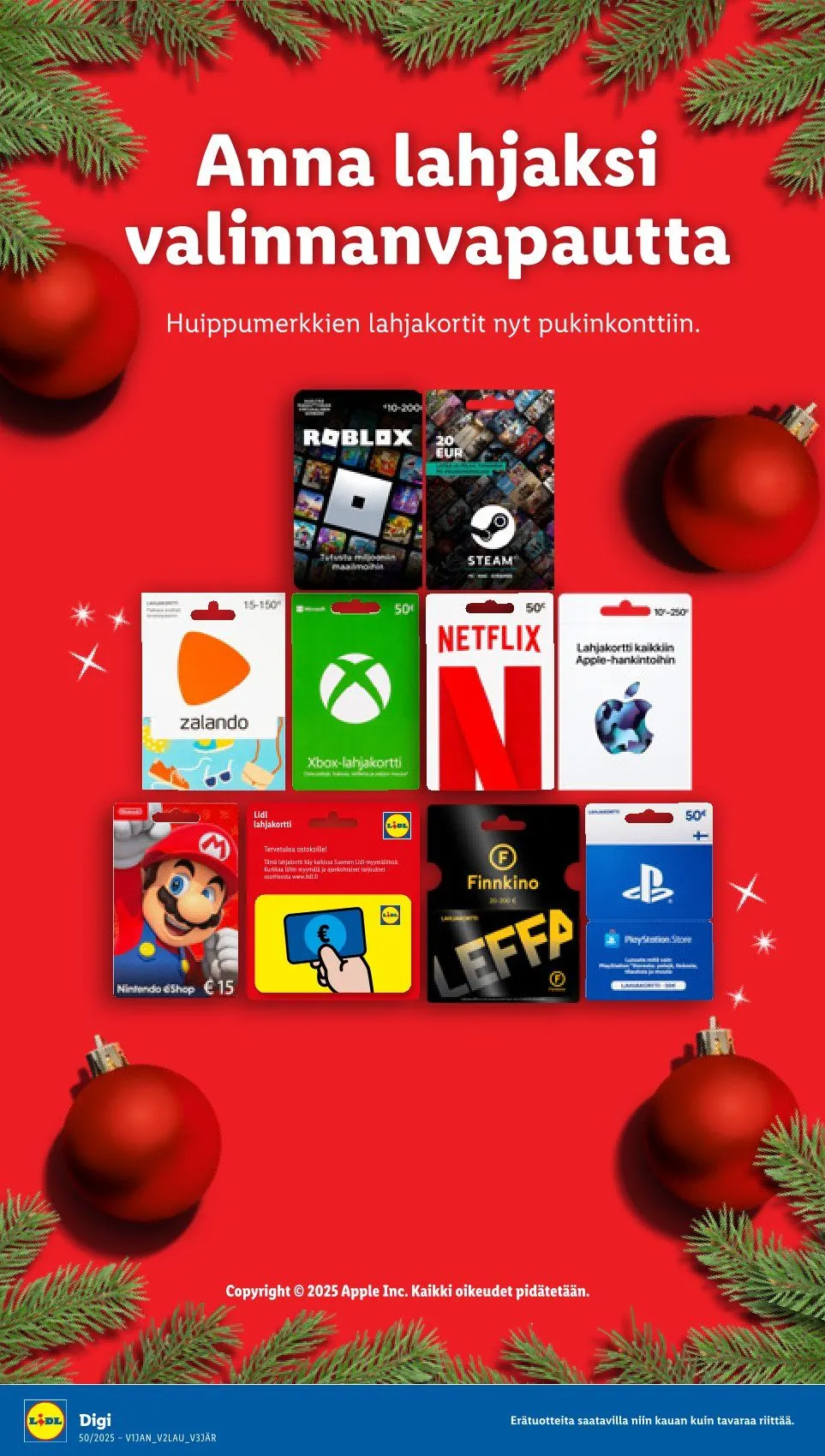 Lidl uusimmat tarjoukset voimassa alkaen 11. joulukuuta - 17. joulukuuta 2025 - Tarjouslehti sivu 28