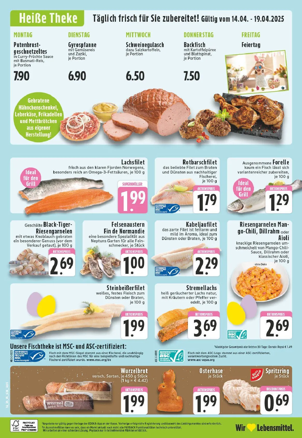 Edeka Angebote von 14. April bis 19. April 2025 - Prospekt seite 28
