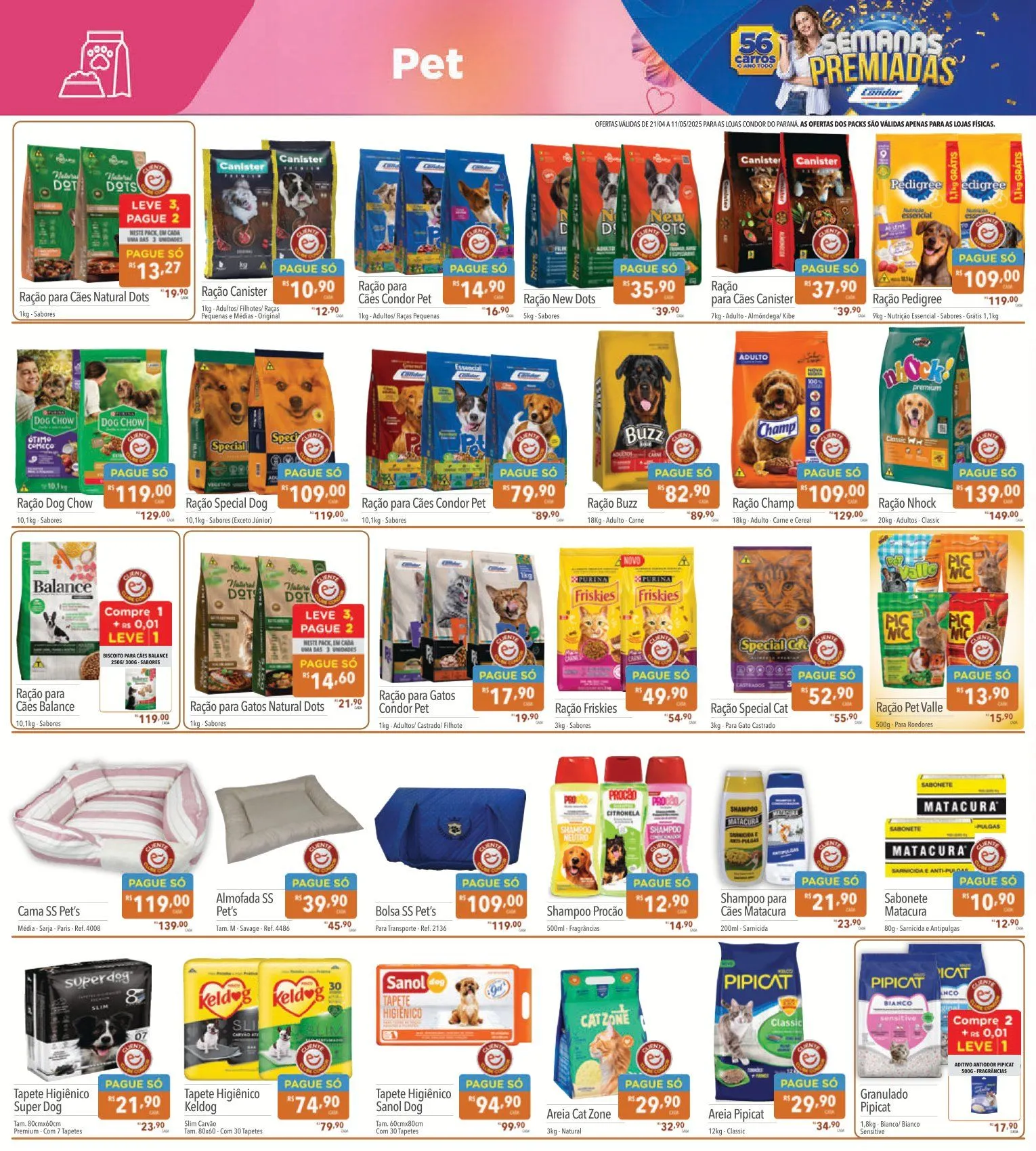 Encarte de Folhetos Supermercados Condor 21 de abril até 14 de maio 2025 - Pagina 28