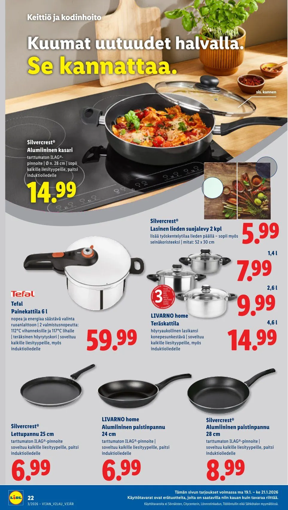 Lidl Kaupan Tarjoukset voimassa alkaen 15. tammikuuta - 18. tammikuuta 2026 - Tarjouslehti sivu 28