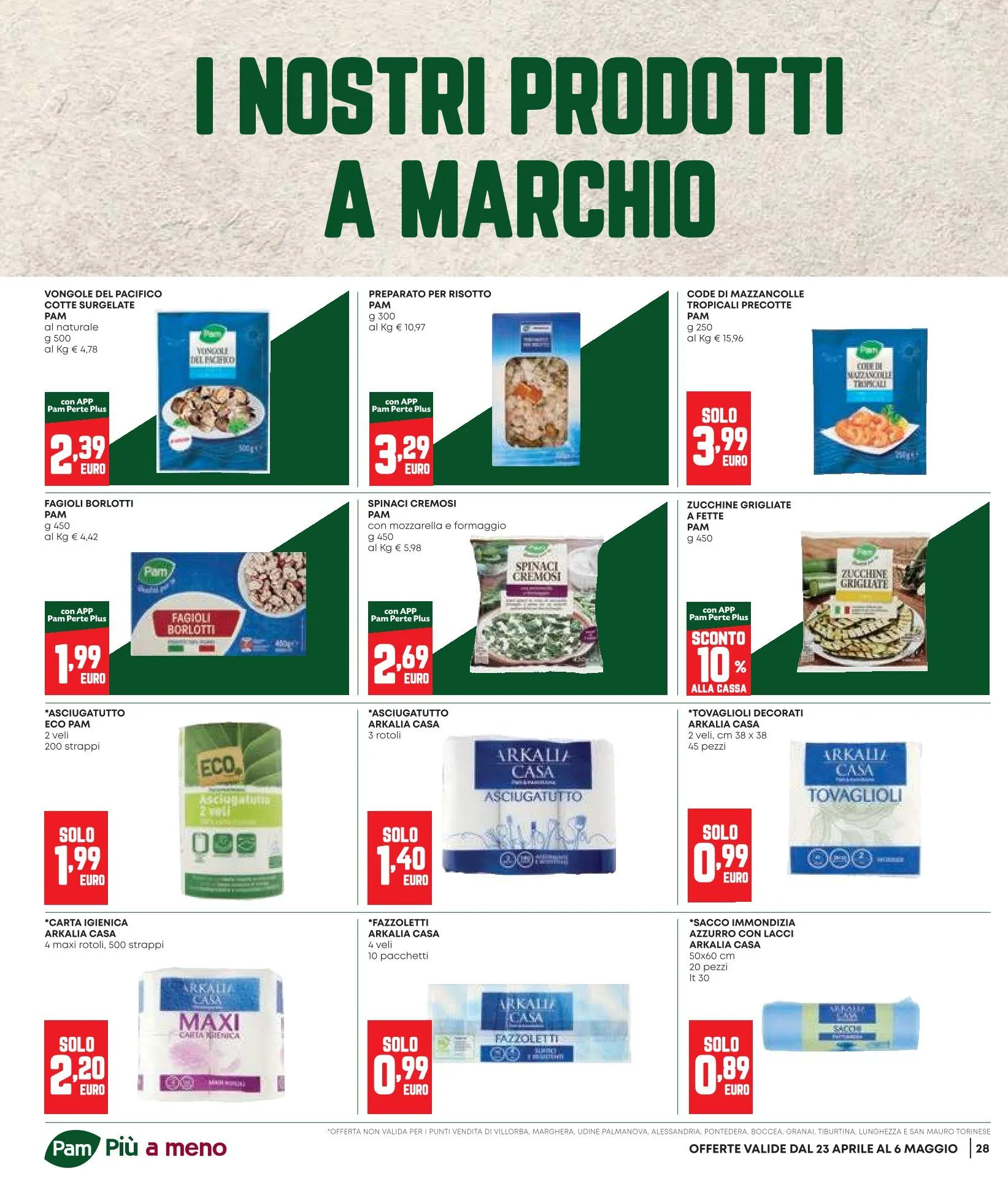 Volantini Pam da 23 aprile a 6 maggio di 2026 - Pagina del volantino 28