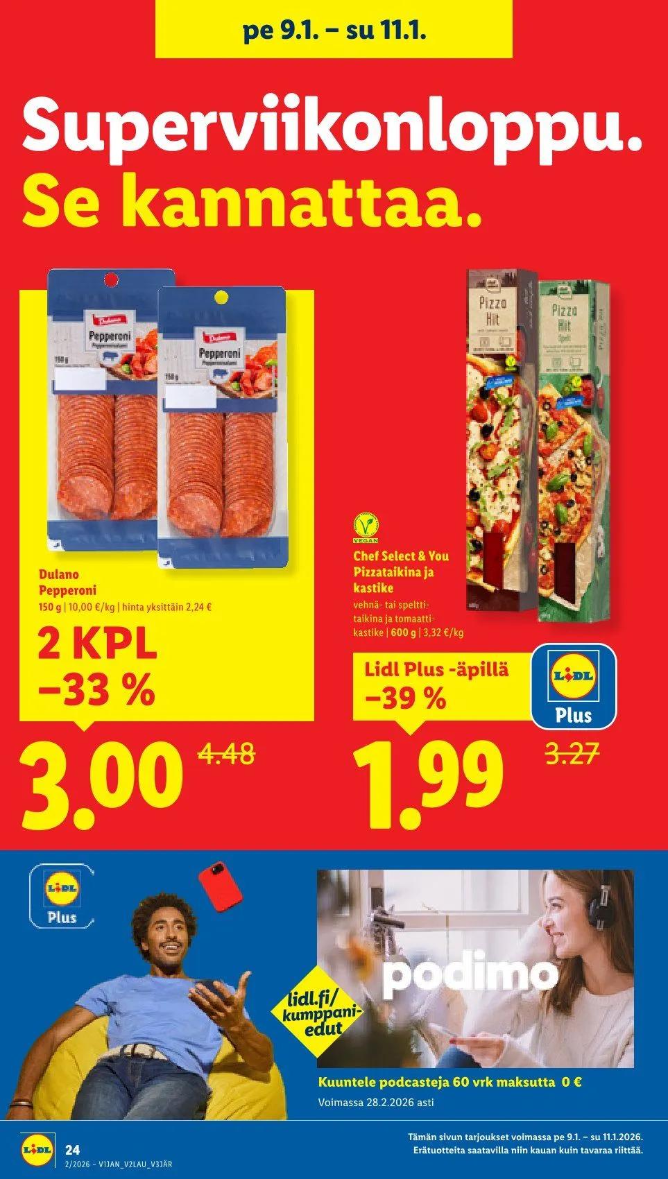 Kaupan Lidl tarjoukset voimassa alkaen 8. tammikuuta - 11. tammikuuta 2026 - Tarjouslehti sivu 28