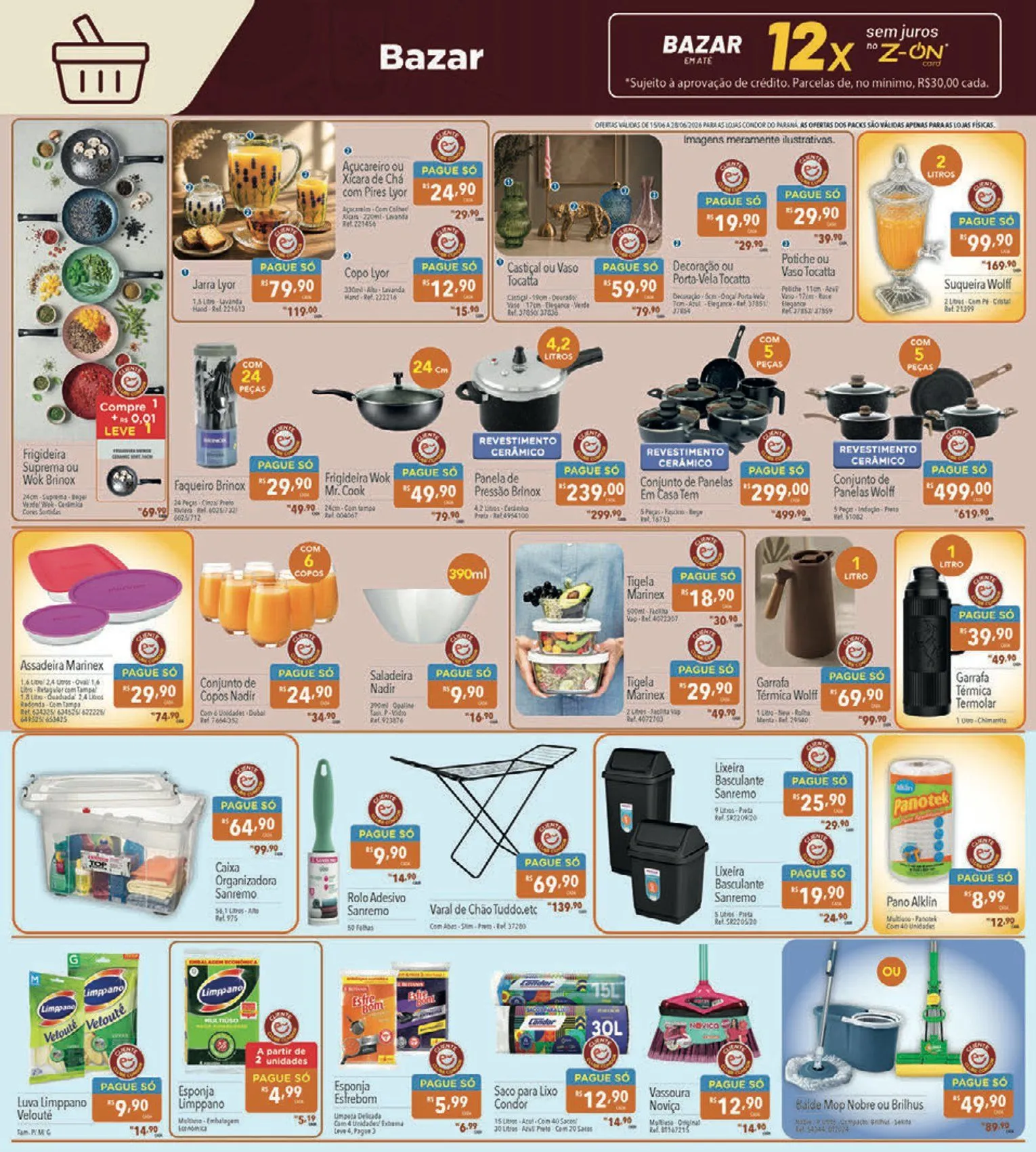 Encarte de  Folhetos Supermercados Condor 15 de junho até 28 de junho 2026 - Pagina 28