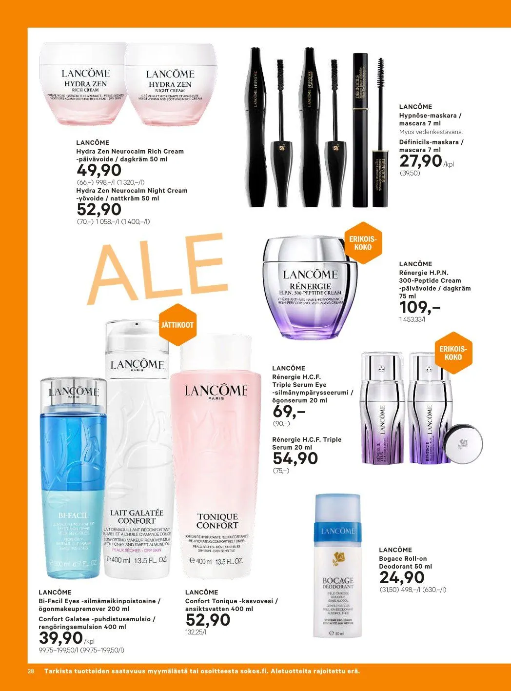 Sokos Tarjoukset voimassa alkaen 8. tammikuuta - 19. tammikuuta 2025 - Tarjouslehti sivu 28
