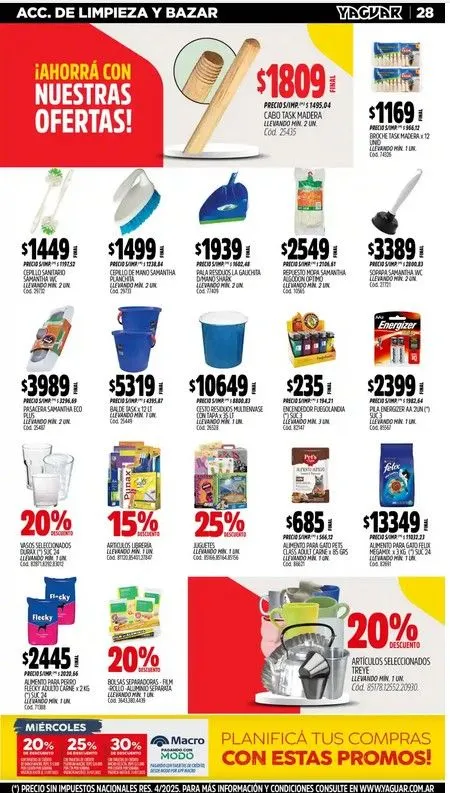 Ofertas de Ofertas Yaguar 28 de julio al 3 de agosto 2025 - Página 27 del catálogo