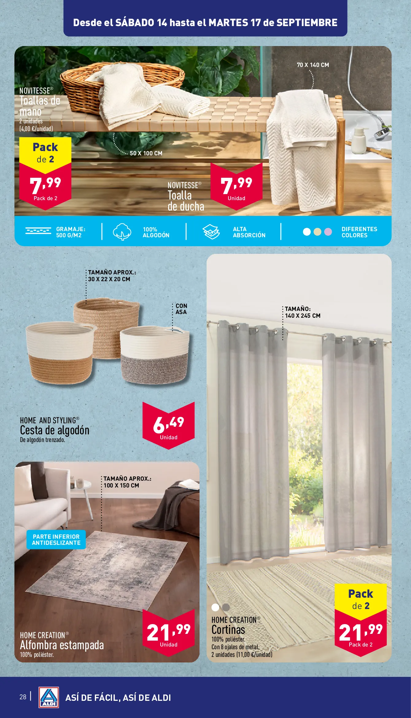 Catálogo de Aldi Ofertas 11 de septiembre al 17 de septiembre 2024 - Página 28