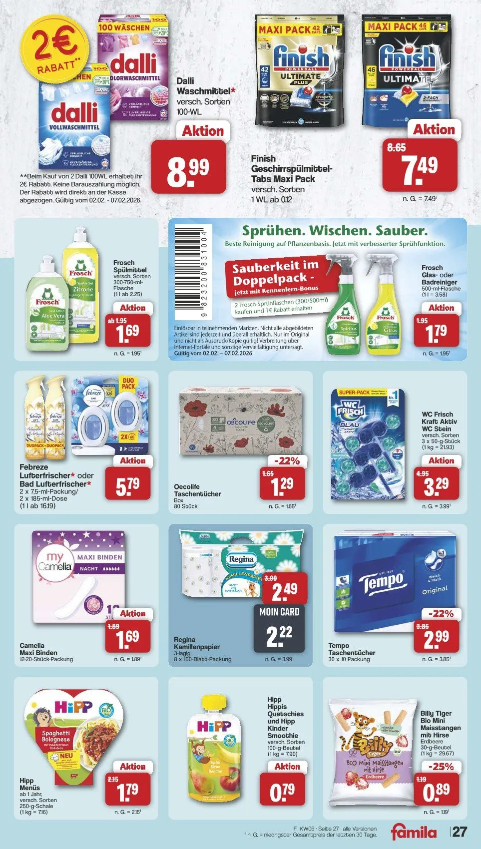  Famila Prospekte  von 2. Februar bis 7. Februar 2026 - Prospekt seite 28