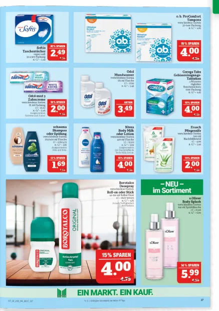 Aktueller Prospekt von MARKTKAUF von 22. Juni bis 28. Juni 2025 - Prospekt seite 27